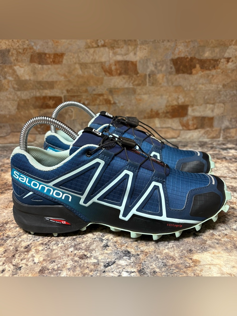Salomon Speedcross 4 Trail Running Hiking Sneaker Size 7 - Picture 4 of 9